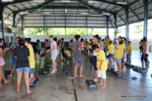 Tota tour : un arrêt au lycée du Taaone Tota tour : un arrêt au lycée du Taaone