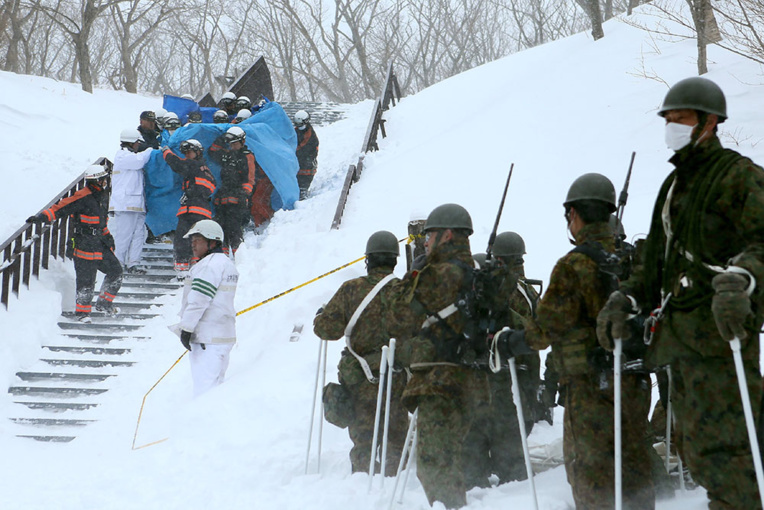 Japon: sept lycéens et un enseignant tués par une avalanche
