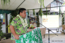 Damas Teuira, maire de Mahina.