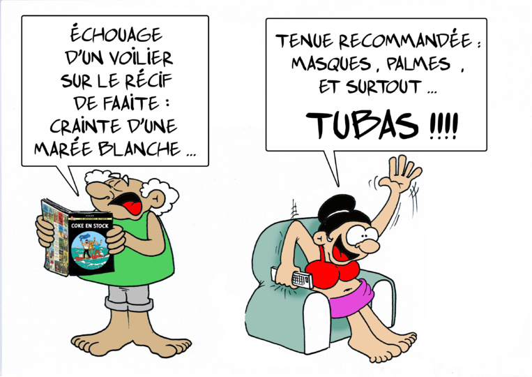 " Grosse saisie de cocaïne à Faaite " par Munoz " Grosse saisie de cocaïne à Faaite " par Munoz