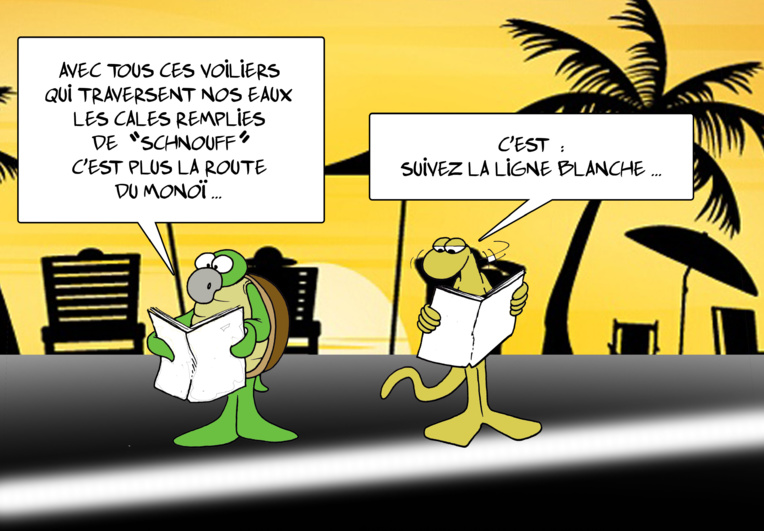 " La Polynésie sur la route de la cocaïne " par Munoz