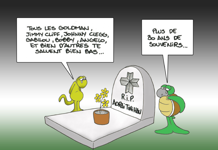 " Salle Aorai Tini Hau, 30 ans de souvenirs " par Munoz " Salle Aorai Tini Hau, 30 ans de souvenirs " par Munoz