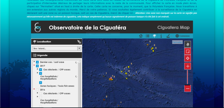 L’outil polynésien ciguatera-online s’étend dans le Pacifique