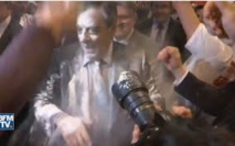 Fillon enfariné avant un meeting à Strasbourg