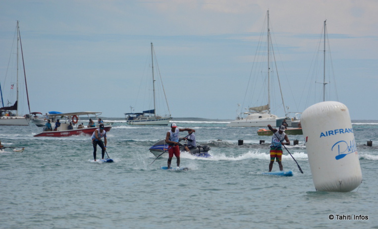 Sprint final à l'arrivée