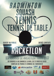 Tirage au sort effectué pour le Racketlon Tirage au sort effectué pour le Racketlon