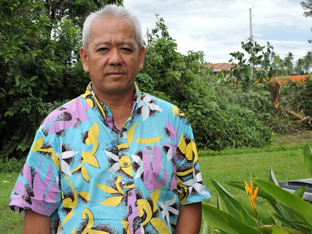 Maurice Wong, responsable du département de la recherche agronomique au service du Développement rural