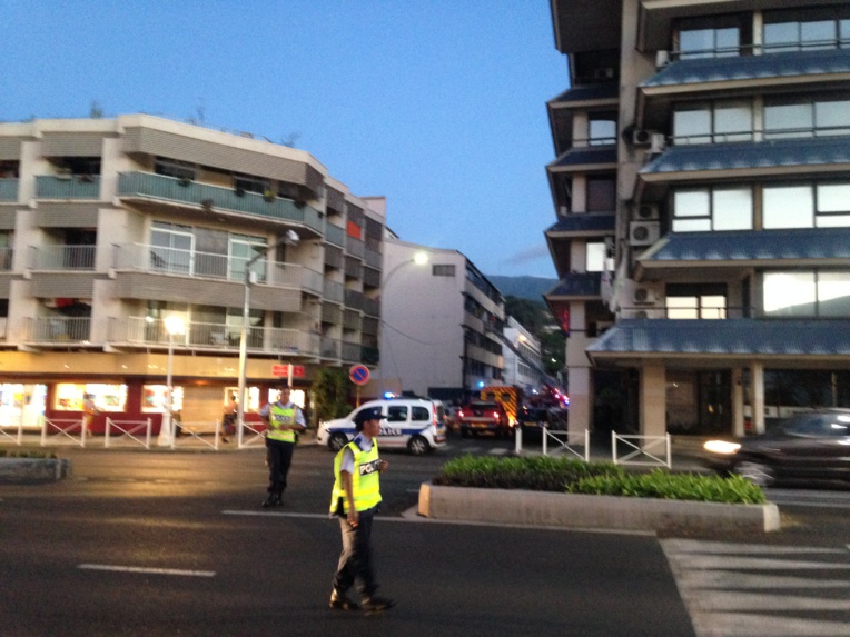Un appartement en feu rue Cook, les résidents évacués Un appartement en feu rue Cook, les résidents évacués