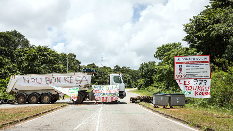 Guyane: l'accès au centre spatial de Kourou débloqué (centre spatial) Guyane: l'accès au centre spatial de Kourou débloqué (centre spatial)