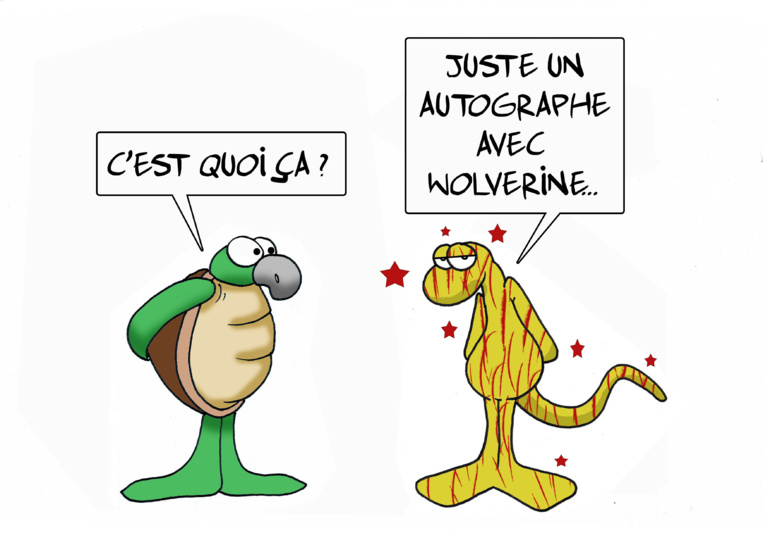 " Hugh Jackman au fenua " par Munoz