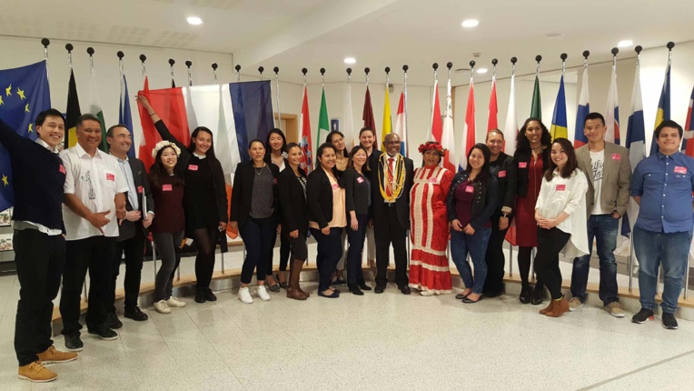 Les étudiants polynésiens à la rencontre des institutions européennes
