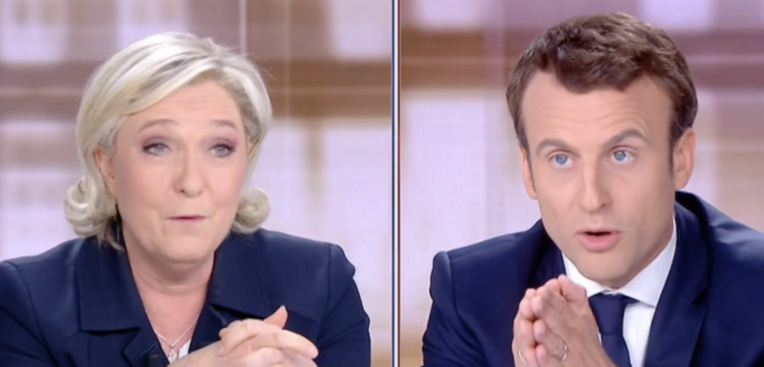 Le débat Macron-Le Pen vire au pugilat Le débat Macron-Le Pen vire au pugilat