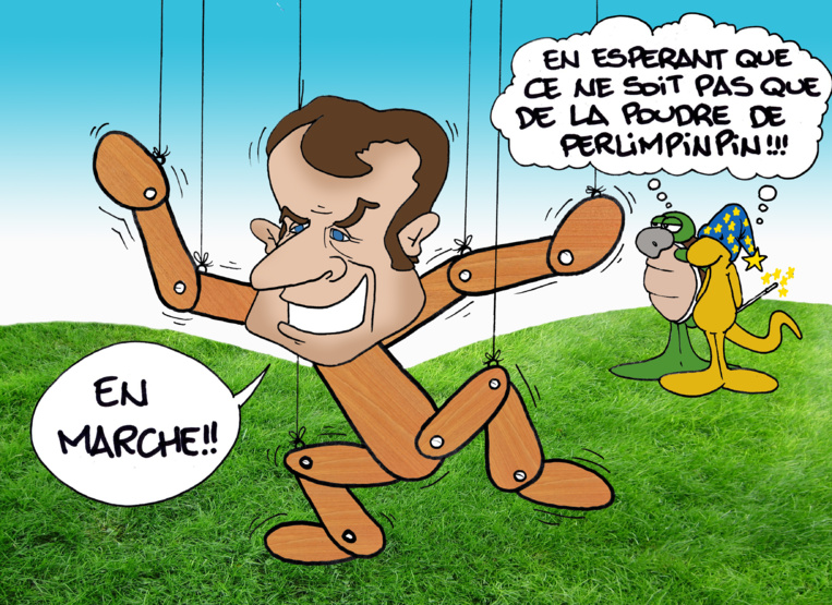 " L'élection de Macron " vu par Munoz " L'élection de Macron " vu par Munoz