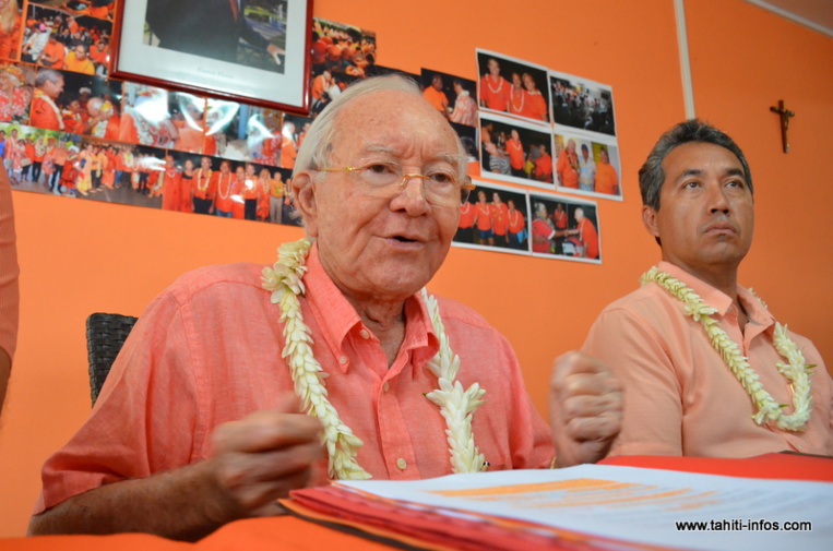 Présidentielle : le Tahoera'a annonce un recours pour "tricherie" Présidentielle : le Tahoera'a annonce un recours pour "tricherie"