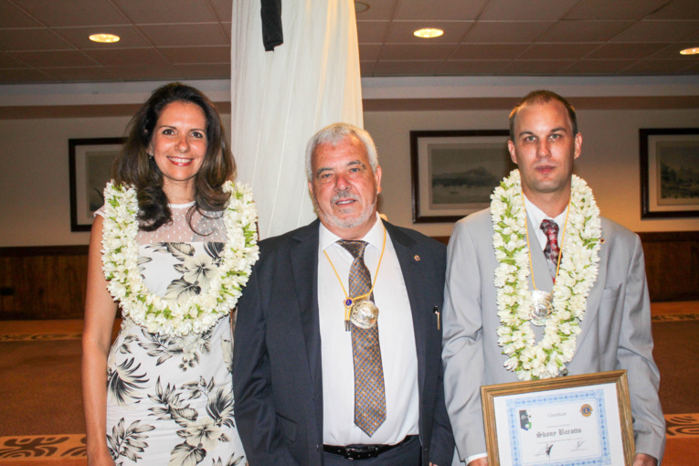 M. Patrick Bagur parrain de M. Shany Barotto et sa compagne Vaiana