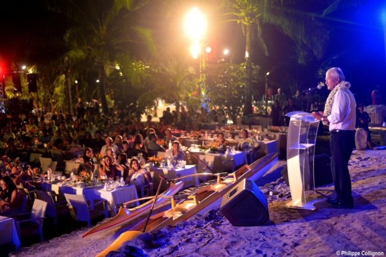 Le motu de l'intercontinental, un lieu prestigieux pour accueillir les invités