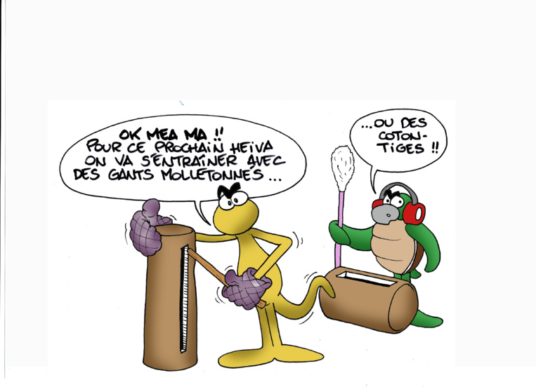 " Les nuisances sonores du Heiva " vu par Munoz " Les nuisances sonores du Heiva " vu par Munoz