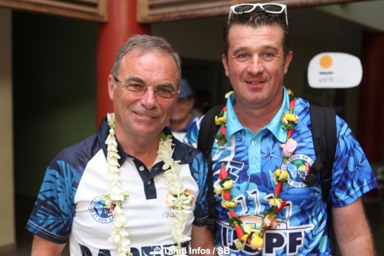 Bernard Hinault et Benoit Rivals Bernard Hinault et Benoit Rivals