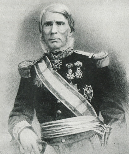 L’amiral Bonard participa à la guerre franco-tahitienne et y mit fin grâce à un coup d’éclat au fond de la Fautaua.