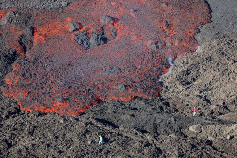 La Réunion: fin d'éruption au Piton de la Fournaise