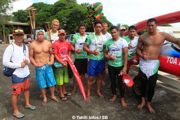 Le Team de Bora Bora a pu compter sur Manutea Owen ou encore Clovis Tropee