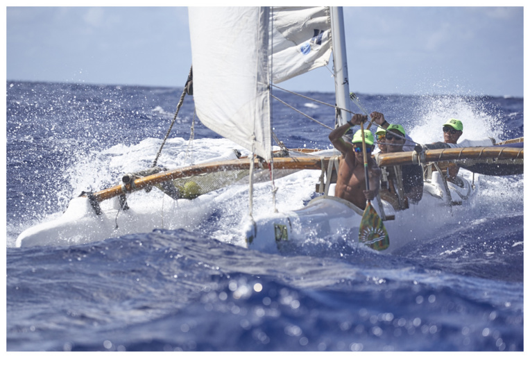 Les pirogues à voile ont réalisé une très belle traversée (photo : Bertrand Duquenne). Les pirogues à voile ont réalisé une très belle traversée (photo : Bertrand Duquenne).