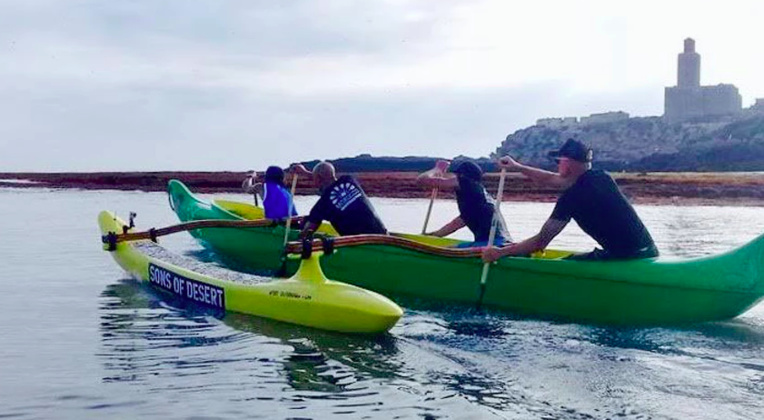 De la pirogue à Essaouira aux Championnats du monde de va'a à Tahiti De la pirogue à Essaouira aux Championnats du monde de va'a à Tahiti