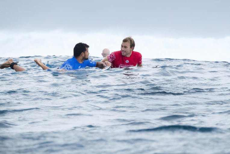 Michel Bourez et Adrian Buchan