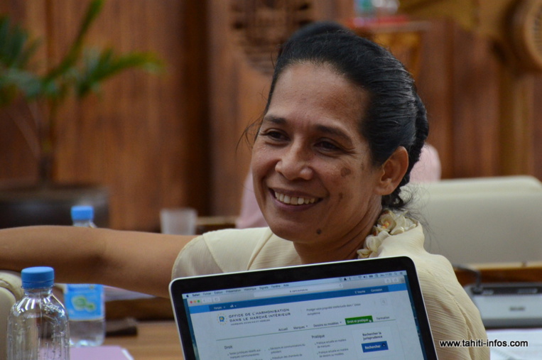 Teura Iriti élue présidente déléguée du Tahoeraa Huiraatira Teura Iriti élue présidente déléguée du Tahoeraa Huiraatira