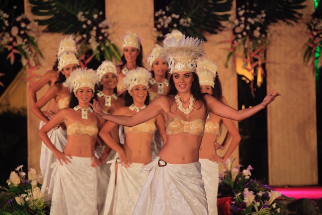 Vaea Ferrand, Miss Tahiti 2016, a ravi l'assemblée.