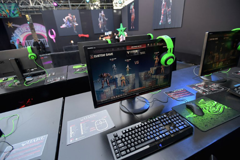 Le salon E3 de Los Angeles courtise les joueurs de jeux video Le salon E3 de Los Angeles courtise les joueurs de jeux video