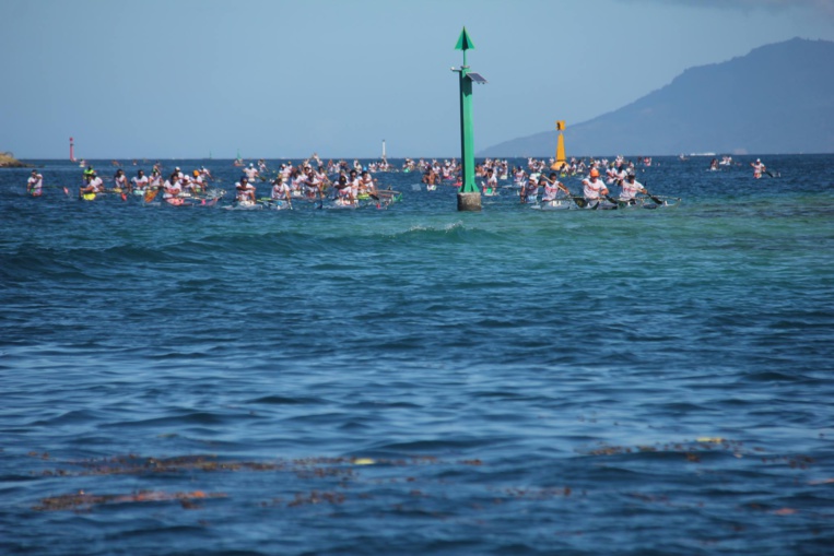 Environ 120 rameurs ont pris le départ Environ 120 rameurs ont pris le départ