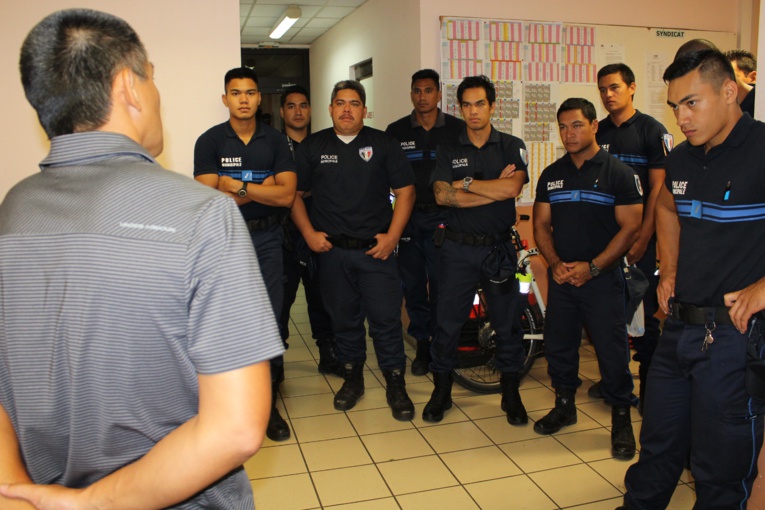Dix agents de police judiciaire adjoints en stage à Papeete