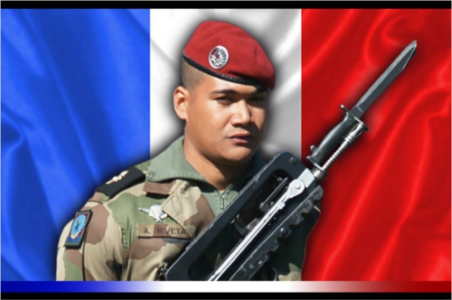 Albéric Riveta, soldat parachutiste originaire de Papeete, meurt en opération au Mali