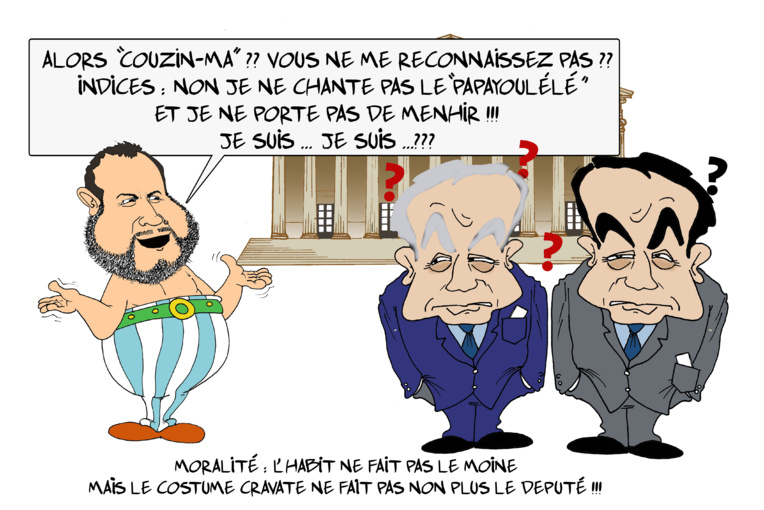 " Moetai, le député décontracté à Paris " par Munoz " Moetai, le député décontracté à Paris " par Munoz