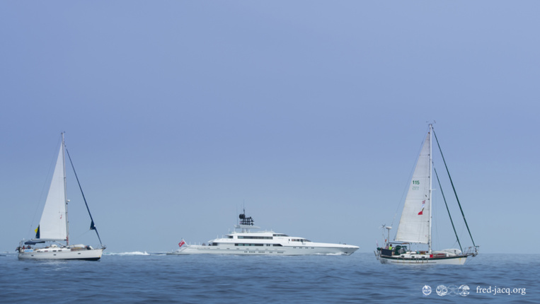 Entre Tahiti et Moorea. Crédit Fred Jacq.