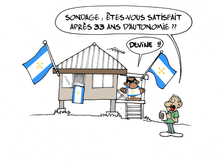 " La fête de l'autonomie " vu par Munoz " La fête de l'autonomie " vu par Munoz