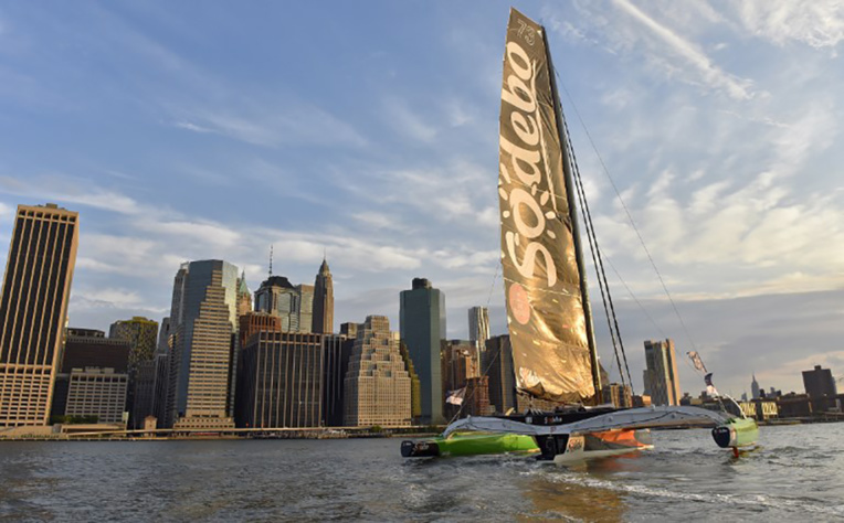 The Bridge - Thomas Coville se classe 3e de la course des géants The Bridge - Thomas Coville se classe 3e de la course des géants