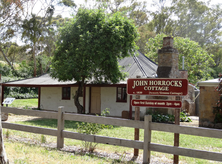 La maison que les frères Horrocks firent construire en 1842 a été conservée. Elle est aujourd’hui classée monument historique dans ce coin de l’Australie méridionale.