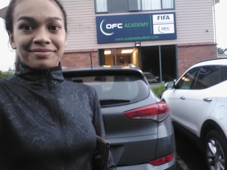 Elle a un peu de mal avec le froid mais elle réalise son rêve