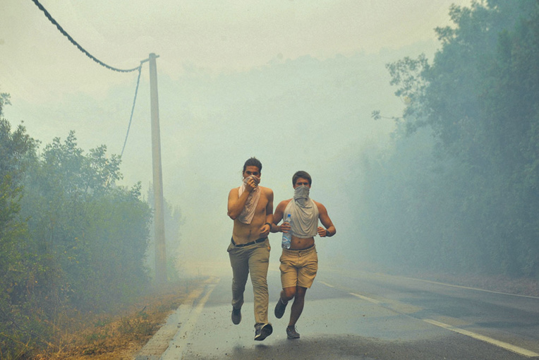 Violents incendies de forêt dans le sud de l'Europe Violents incendies de forêt dans le sud de l'Europe