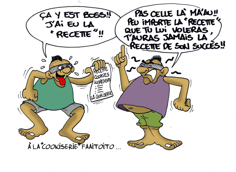 " Faaitoito à la cookiserie " par Munoz " Faaitoito à la cookiserie " par Munoz