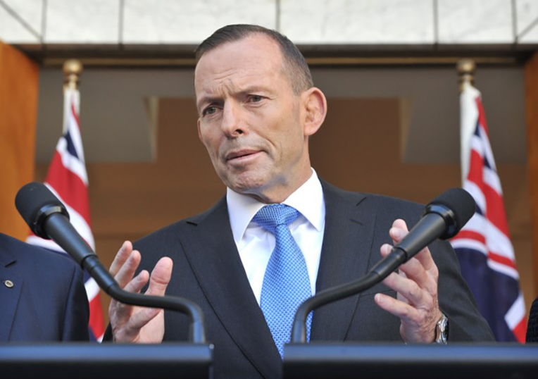 Le premier ministre australien Tony Abbott. Le premier ministre australien Tony Abbott.