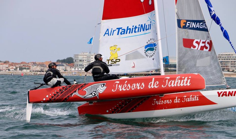 Trésors de Tahiti termine deuxième du Tour de France à la voile Trésors de Tahiti termine deuxième du Tour de France à la voile
