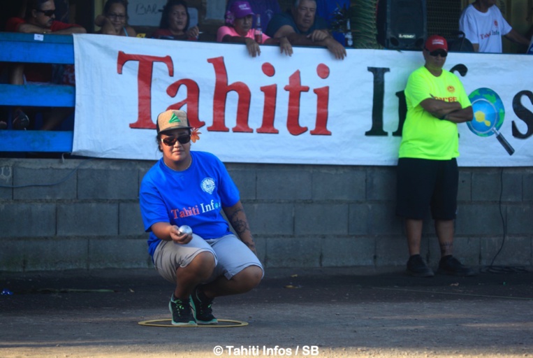 Meherio Terei en pleine concentration Meherio Terei en pleine concentration