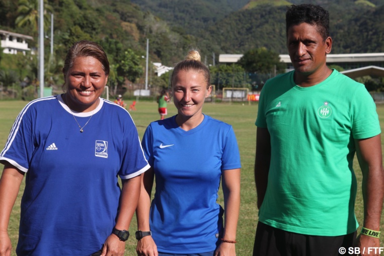 Jane Mahiatapu, Stéphanie Spielmann et Xavier Samin