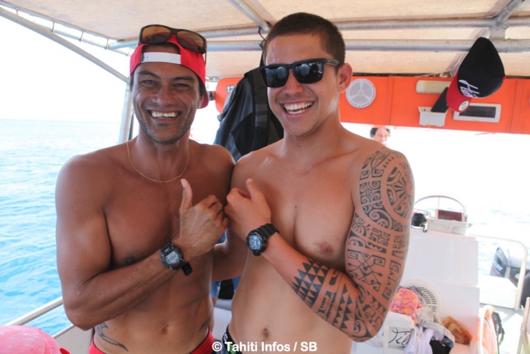 Hira Teriinatoofa et Kévin Bourez, deux des nombreux vainqueurs potentiels du clan tahitien Hira Teriinatoofa et Kévin Bourez, deux des nombreux vainqueurs potentiels du clan tahitien