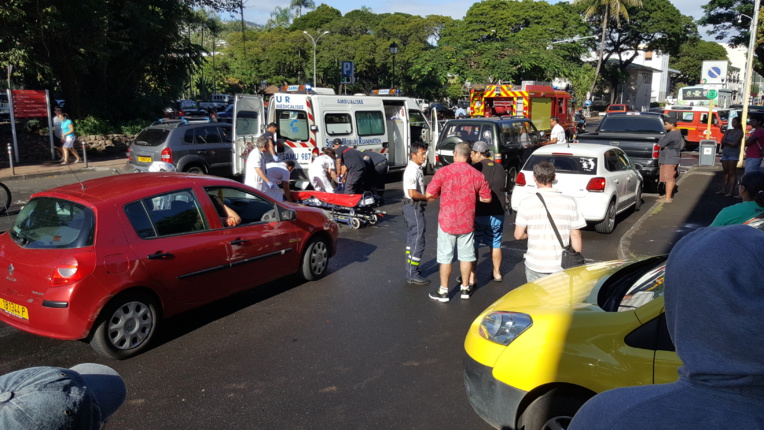 Accident mortel en face du parc Bougainville