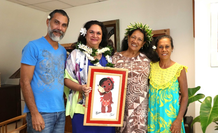 L'association Te Pu Atiti'a remercie la ministre du Tourisme pour son soutien aux studios Disney L'association Te Pu Atiti'a remercie la ministre du Tourisme pour son soutien aux studios Disney