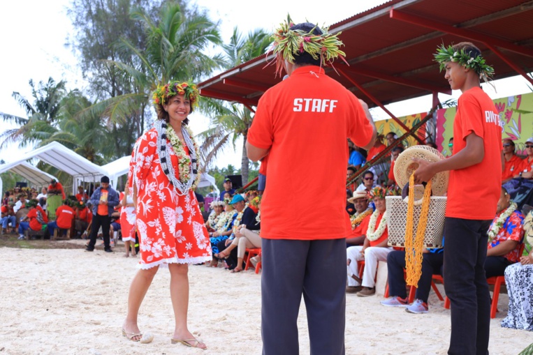 Nicole Sanquer-Fareata a déclaré ouverts les 5e Jeux des Australes Nicole Sanquer-Fareata a déclaré ouverts les 5e Jeux des Australes